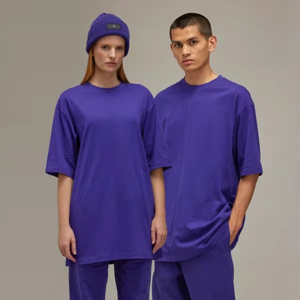 Adidas Y-3 Boxy Short Sleeve T-Shirt Violet JD9824 Size L