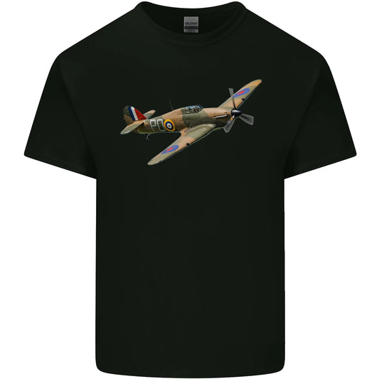 A Hawker Hurricane Flying Solo Mens Cotton T-Shirt Tee Top