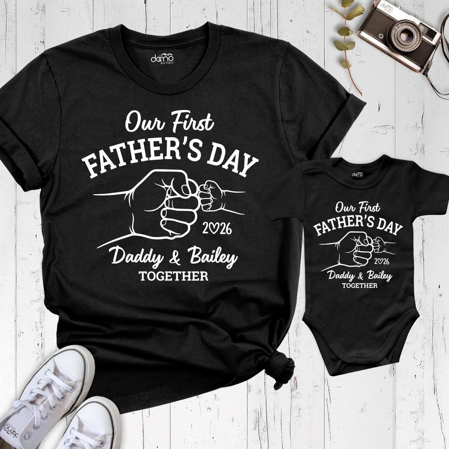 First Fathers Day Shirts, First Father's Day Gifts, Dad and Son Matching