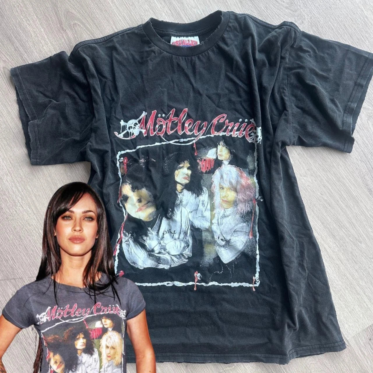 Vintage Y2K Motley Crue Tour Shirt Megan Fox