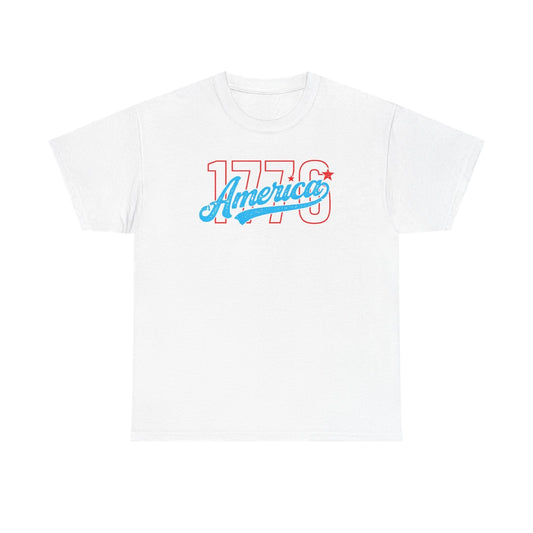 Retro America 1776 T-Shirt | Patriotic Fourth of July Tee