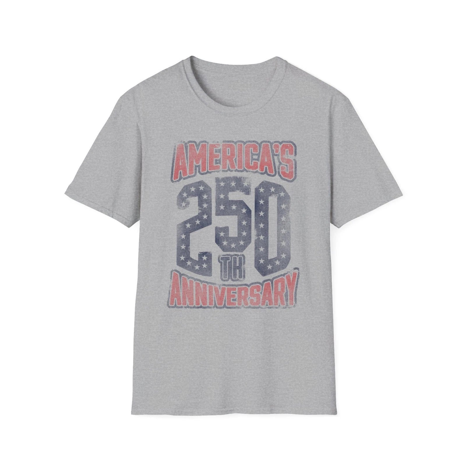 America's 250th Anniversary T-Shirt Vintage Patriotic USA 250 Celebration Tee