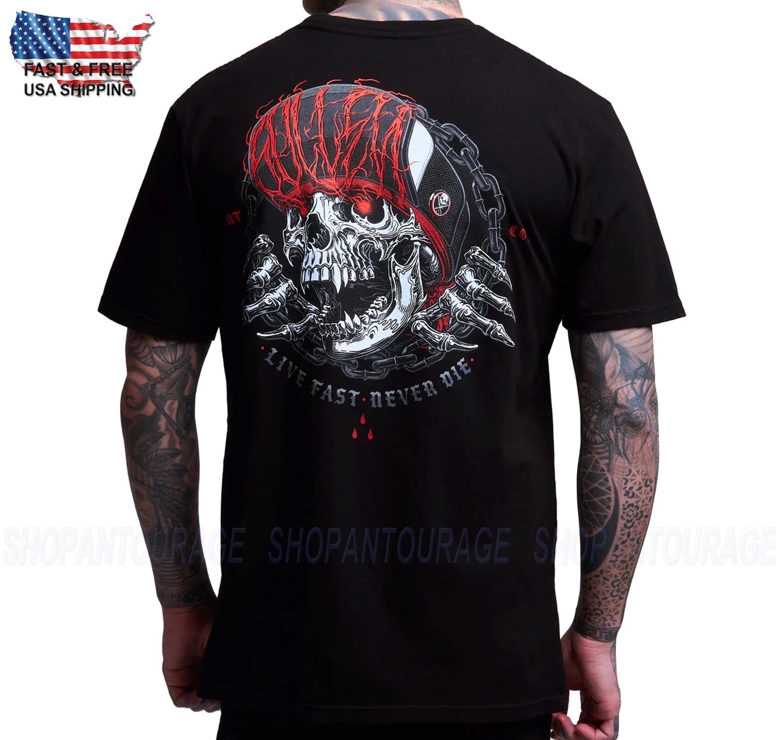 Sullen Art Collective Roadkill Premium Fit SCM8017 Short Sleeve T-shirt For Men