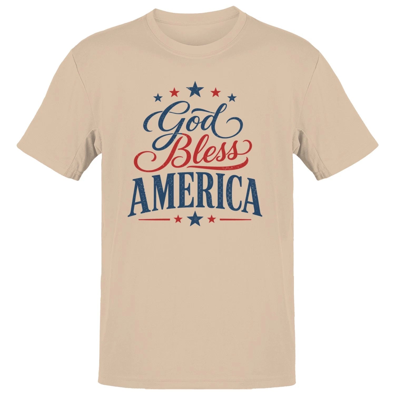 God Bless America Patriotic Men's T-shirt