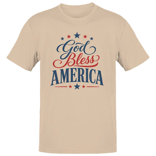 God Bless America Patriotic Men's T-shirt