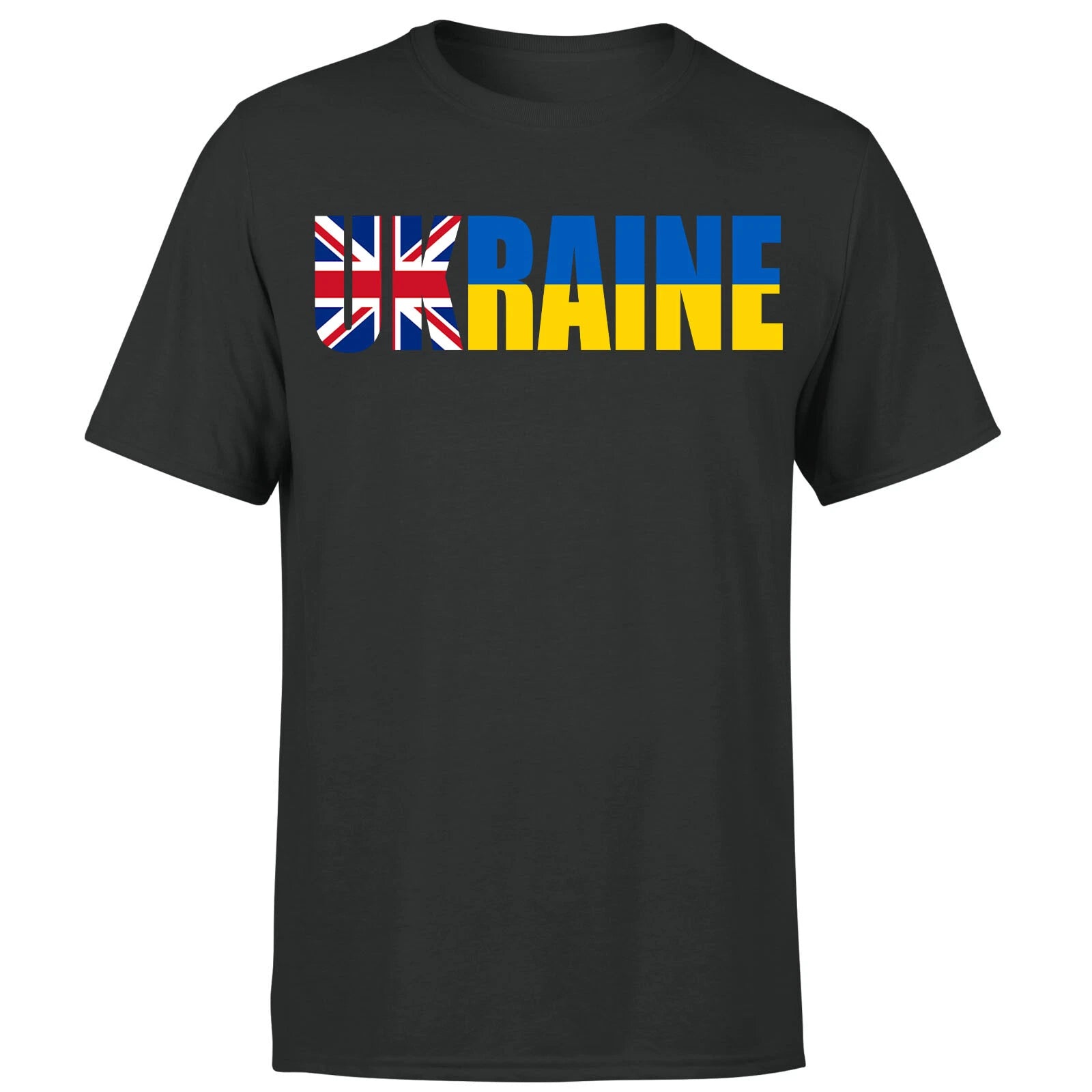 Ukraine T Shirt Peace British Ukrainian Flag Anti Putin War Football #P1 #OR #CH