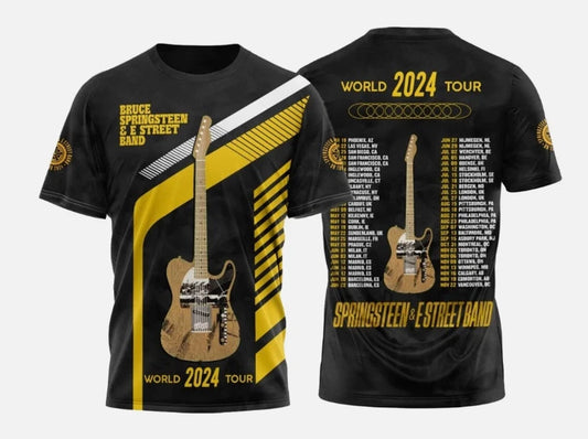 Bruce Springsteen Band World Tour 2024 T-Shirts For Men Women S-5XL 21COS9