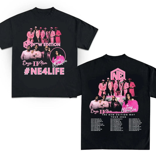 SALE! The New Edition Way Tour 2026 Unisex T Shirt