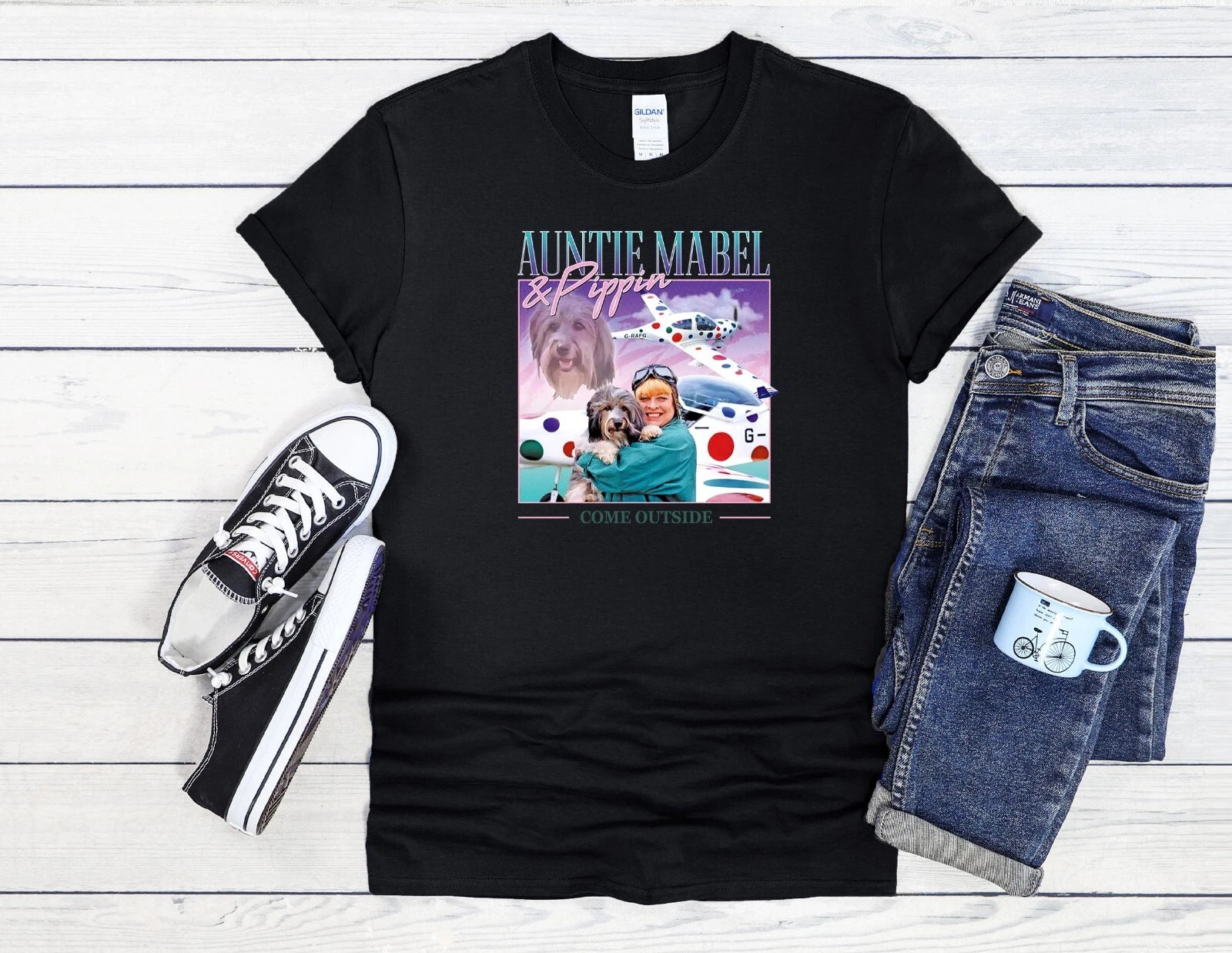 Auntie Mabel & Pippin T-Shirt Fun Men Women Unisex Shirt Hoodie Baseball 4237