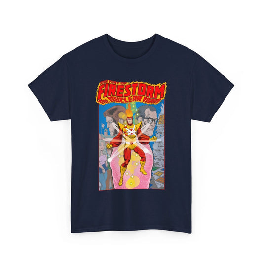 Fury of Firestorm T-Shirt Pat Broderick Art 80 Comics Retro Vintage-Style Tee