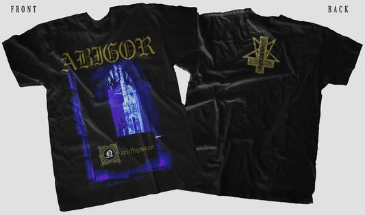 New D T G Printed T-Shirt - ABIGOR Nachthymnen Graphic Tee - Sizes S-5XL