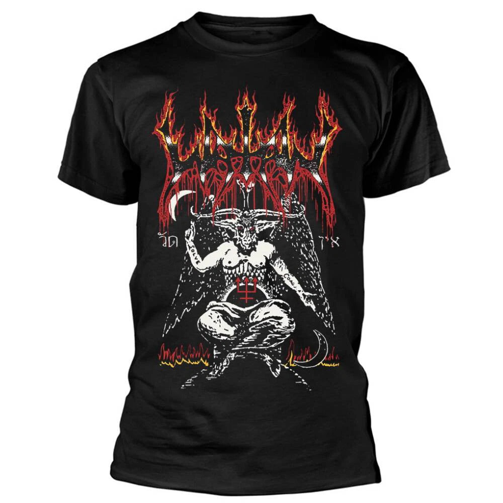 Watain Baphomet Black Shirt S M L XL XXL Black Metal Official Band T-shirt