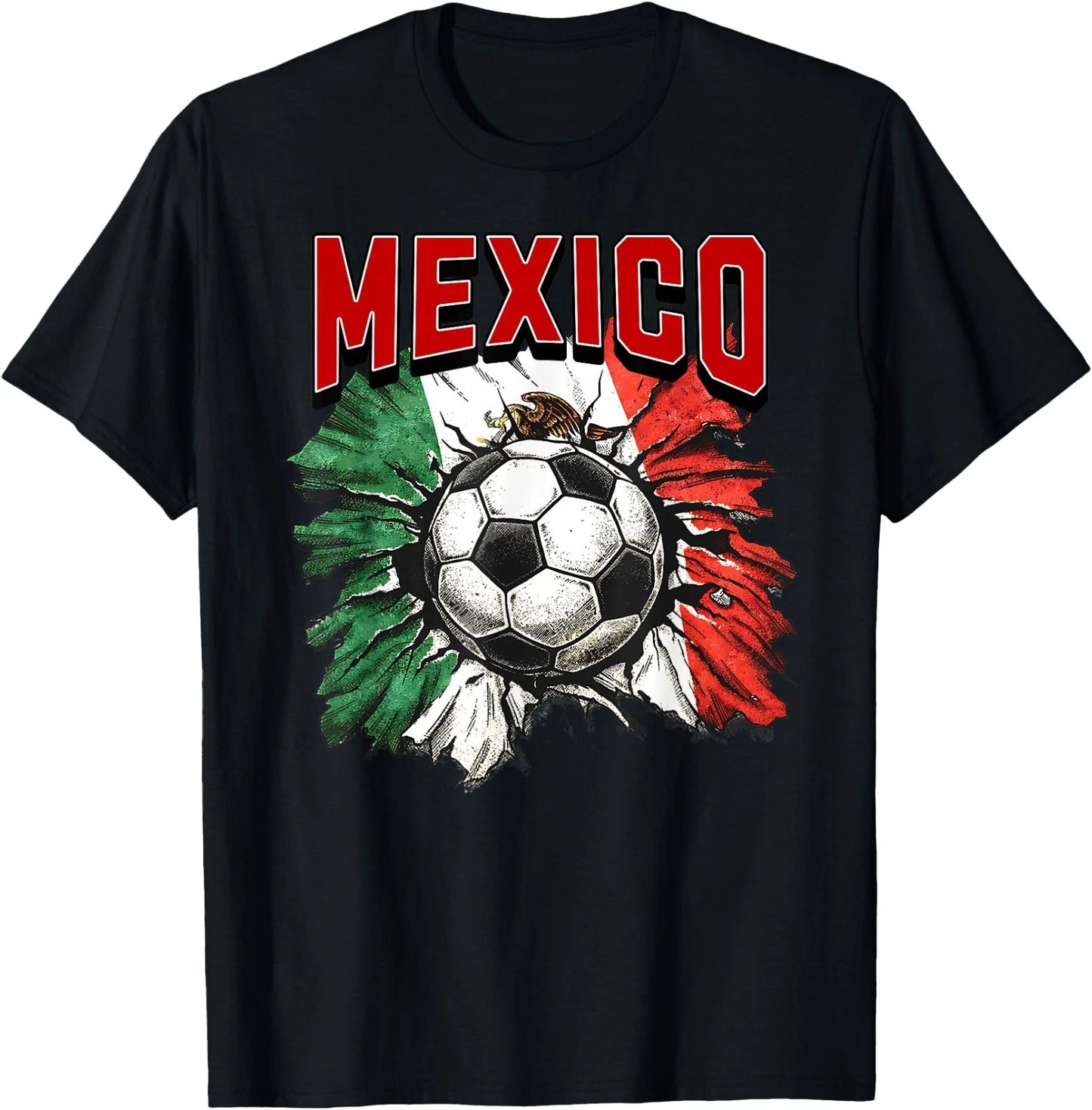 Mexican Flag Soccer Mexico Pride Futbol Family Cup T-Shirt
