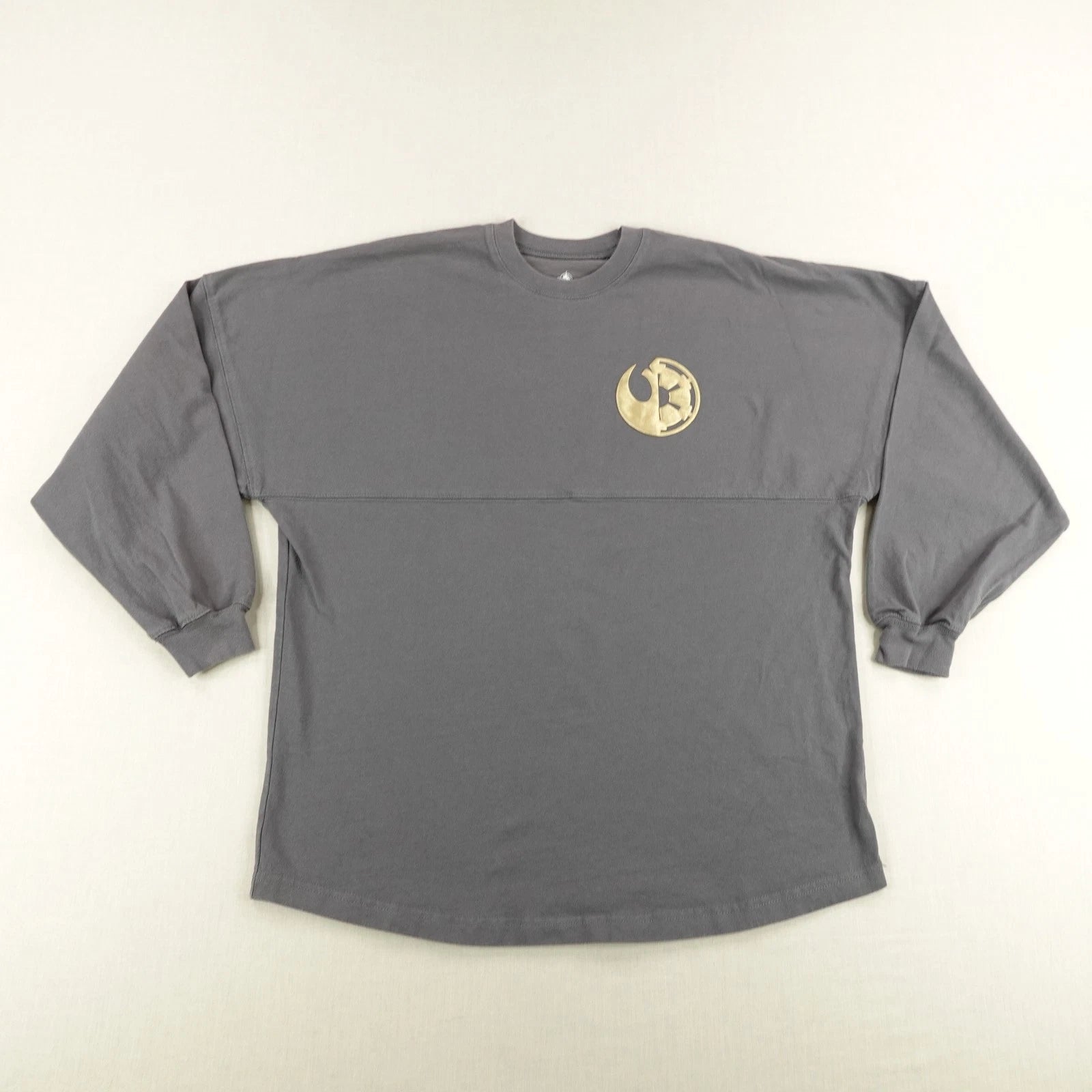 Star Wars Spirit Jersey Shirt Mens Medium Rebel Empire Disney Parks Long Sleeve