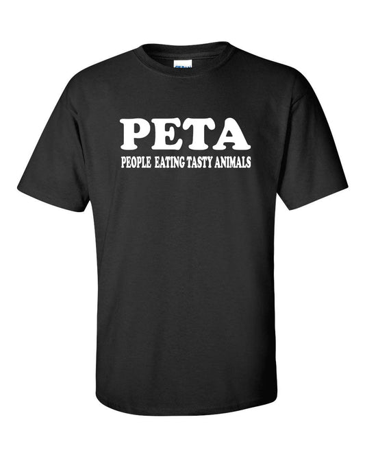 PETA People Eating Tasty AnimalsMeat Eater Funny Men's Tee Shirt 509