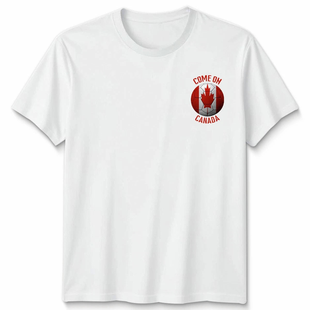 Come On Canada Football Unisex Kids T-Shirt Country Pride Soccer Tee #WC