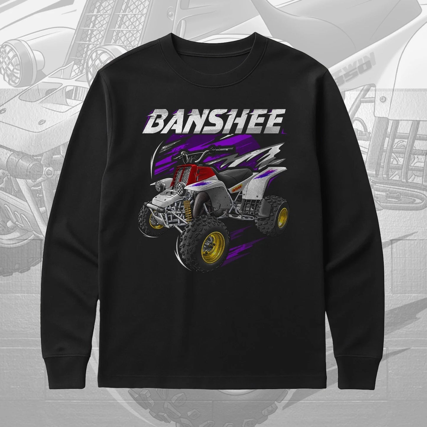 For Yamaha Banshee 350 1987-2012 fans - Long Sleeve T-shirt