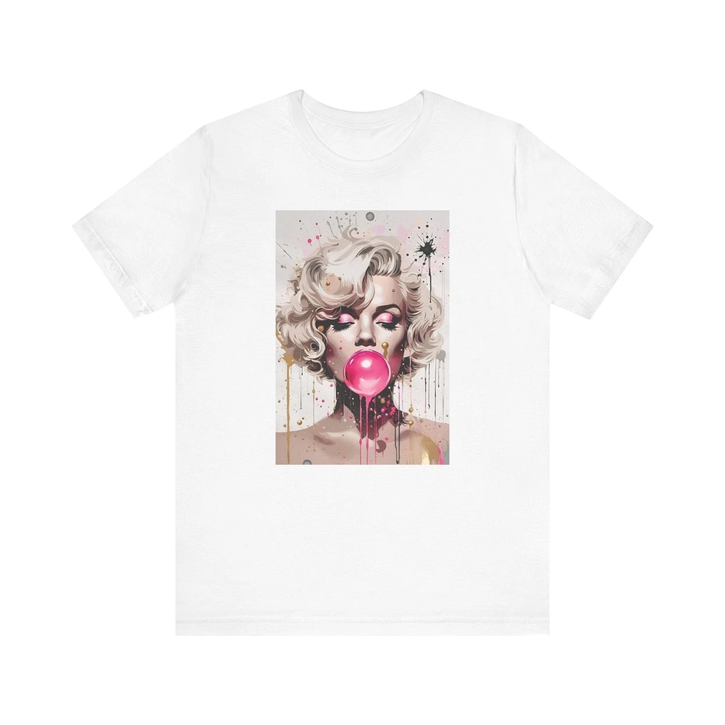 Marilyn Monroe Bubble Gum Graphic T-Shirt