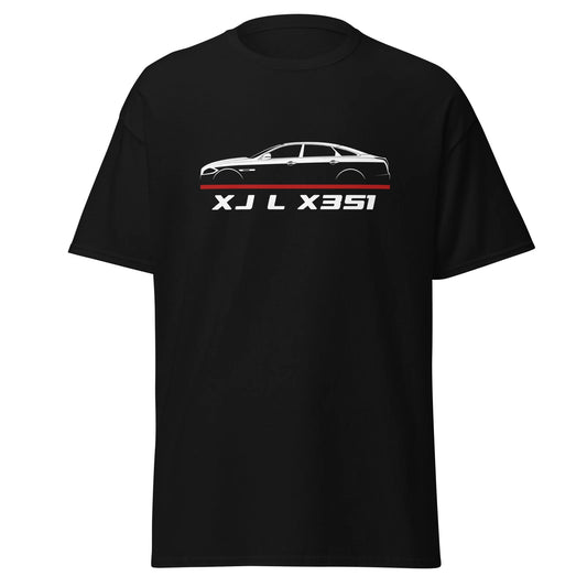 Premium T-Shirt For Jaguar XJ L X351 2009-2019 Car Fans Birthday Gift