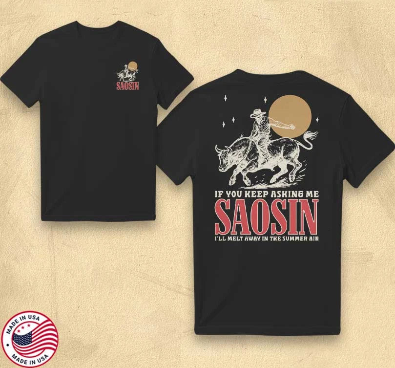 Saosin – Rodeo Official Limited Edition Tour & Band Merch T-Shirt