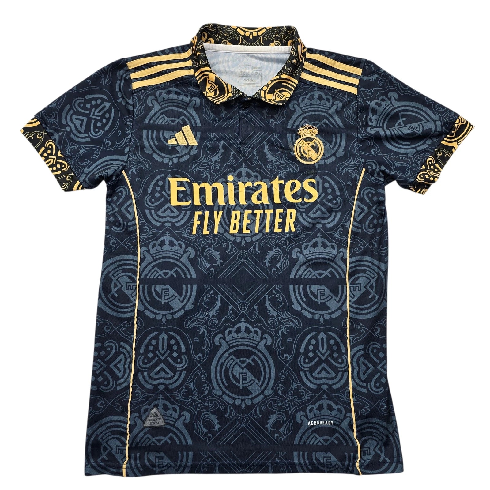 Adidas Men's Real Madrid Away Legend Ink Jersey Size 40
