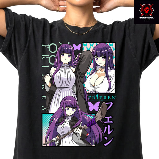 Fern 'Frieren: Beyond Journey's End' Anime Manga Unisex Premium T-Shirt 🔥