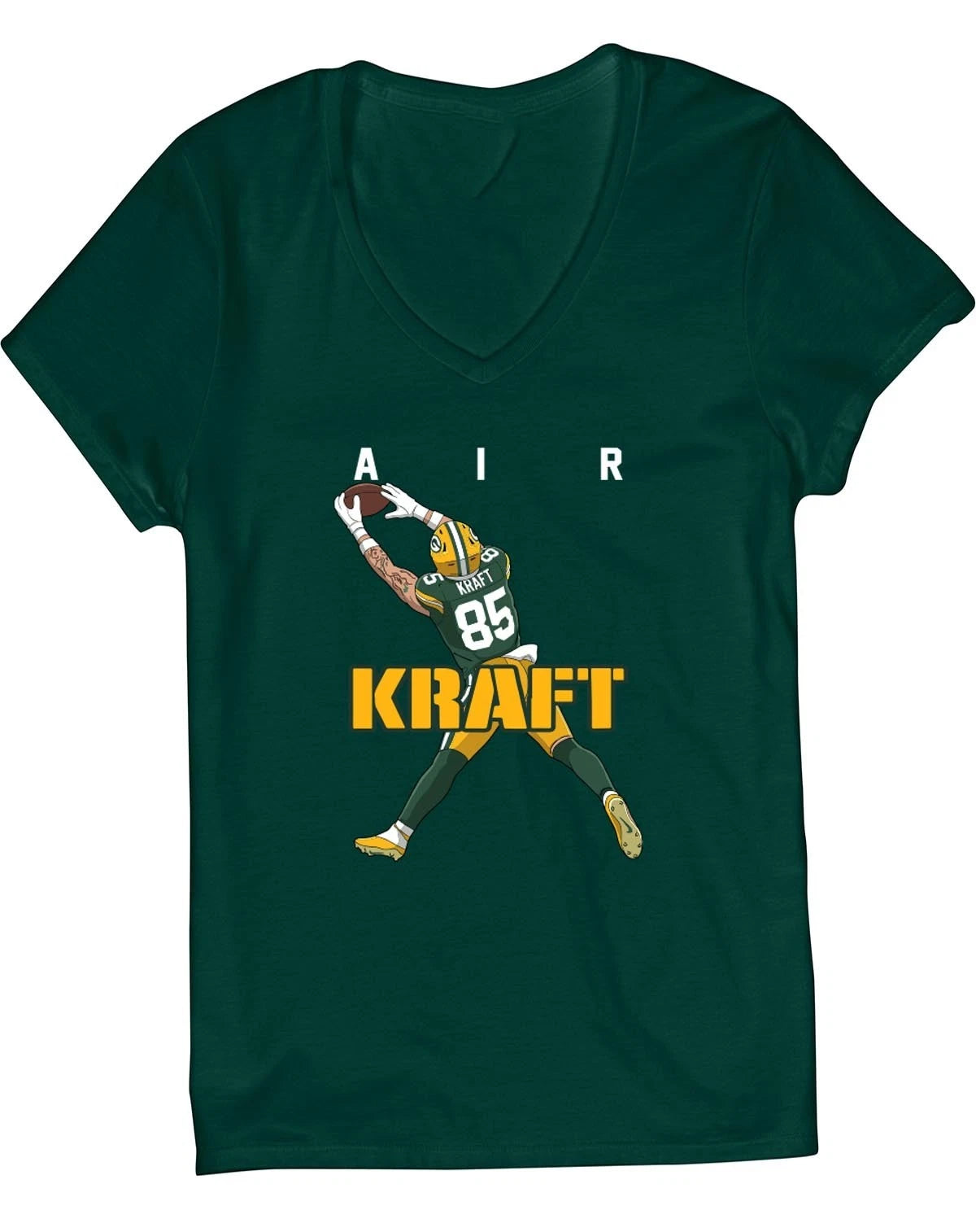 Tucker Kraft Air Packers LADIES V-Neck Shirt T-Shirt