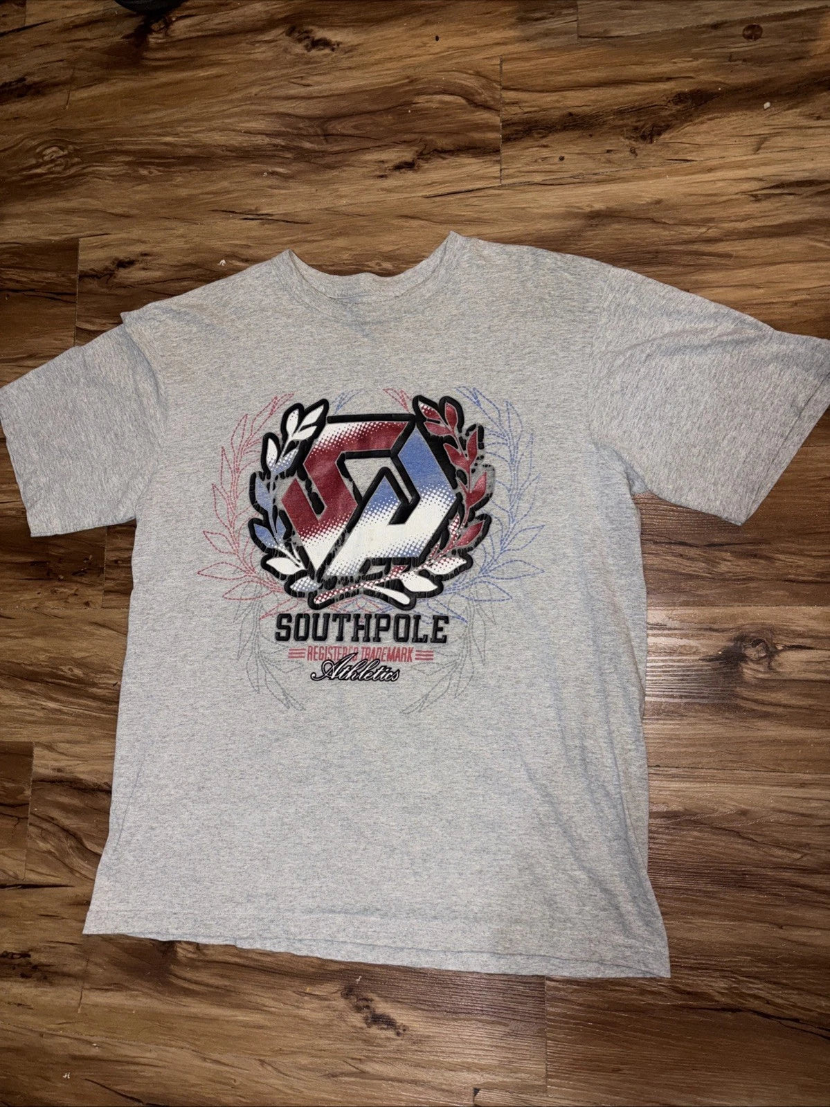 Grey Modern Southpole Athletics T Shirt Size XL No Flaws