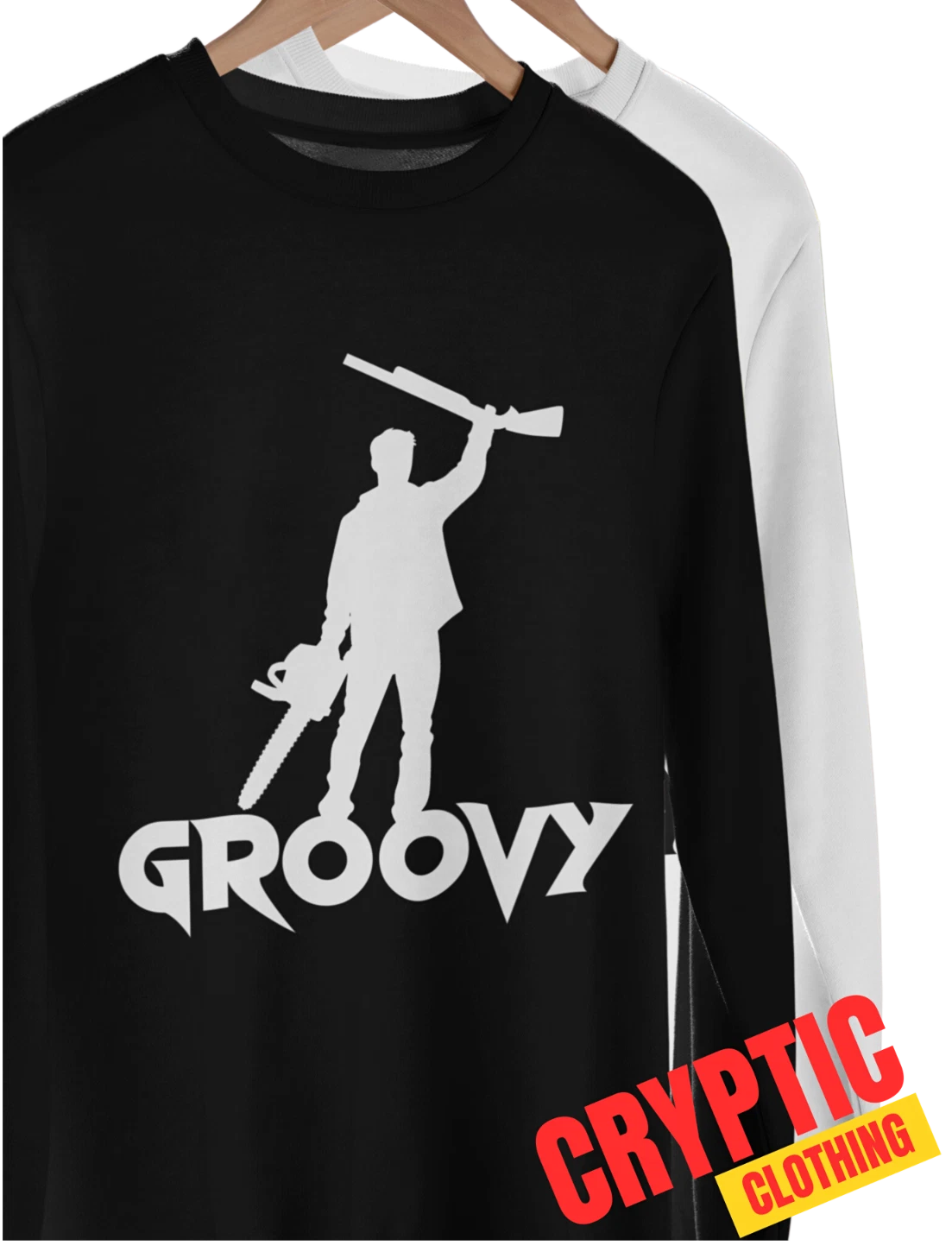 Groovy Army Of Darkness T-SHIRT Evil Dead necronomicon Funny ASH Joke GIFT TEE