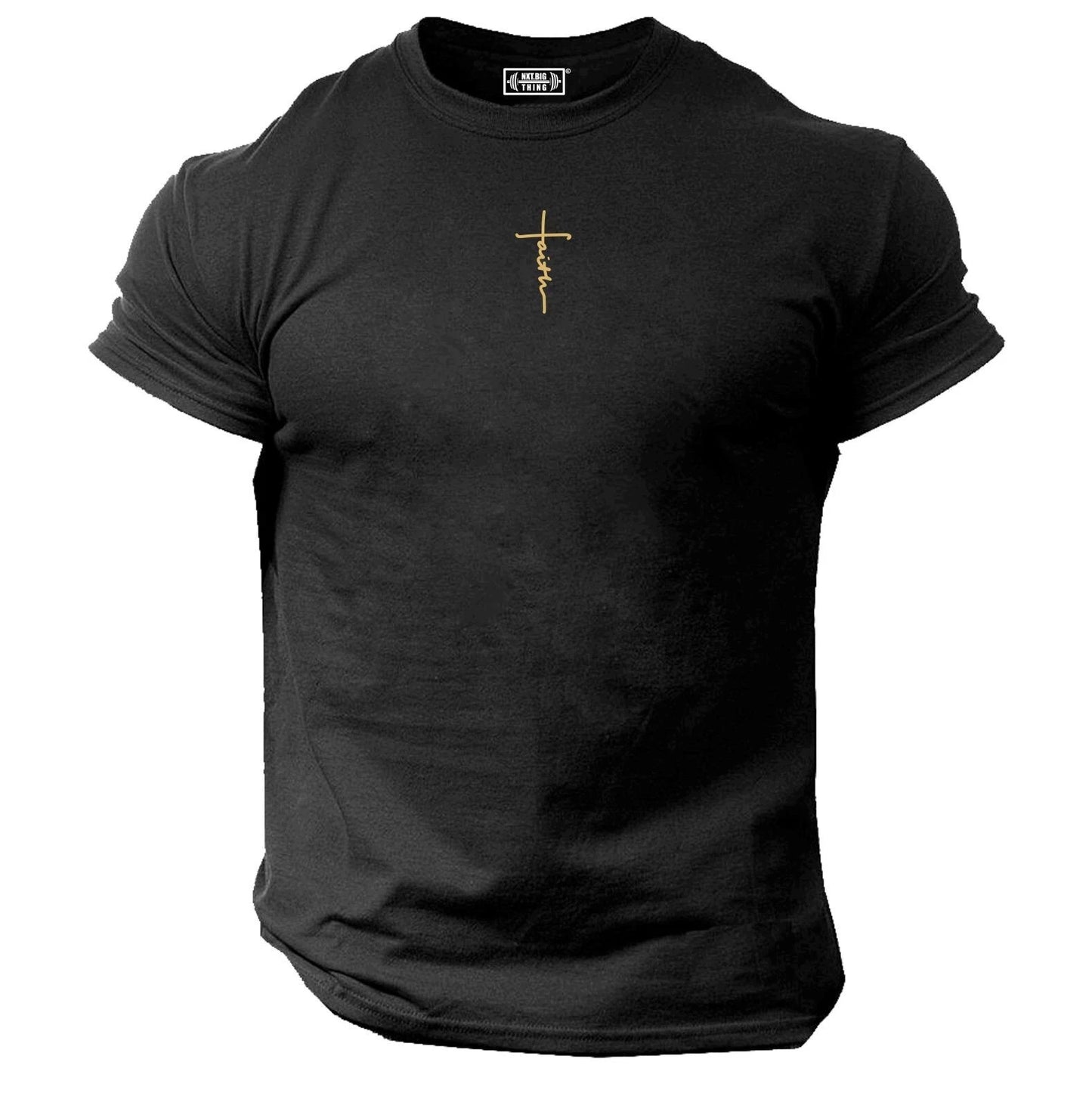 Faith T Shirt Small Gym Clothing Bodybuilding Training Workout Exercise MMA Top