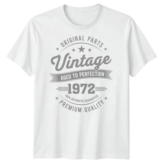 Vintage Original Parts 1972 Mens T Shirt 54th Birthday Gift