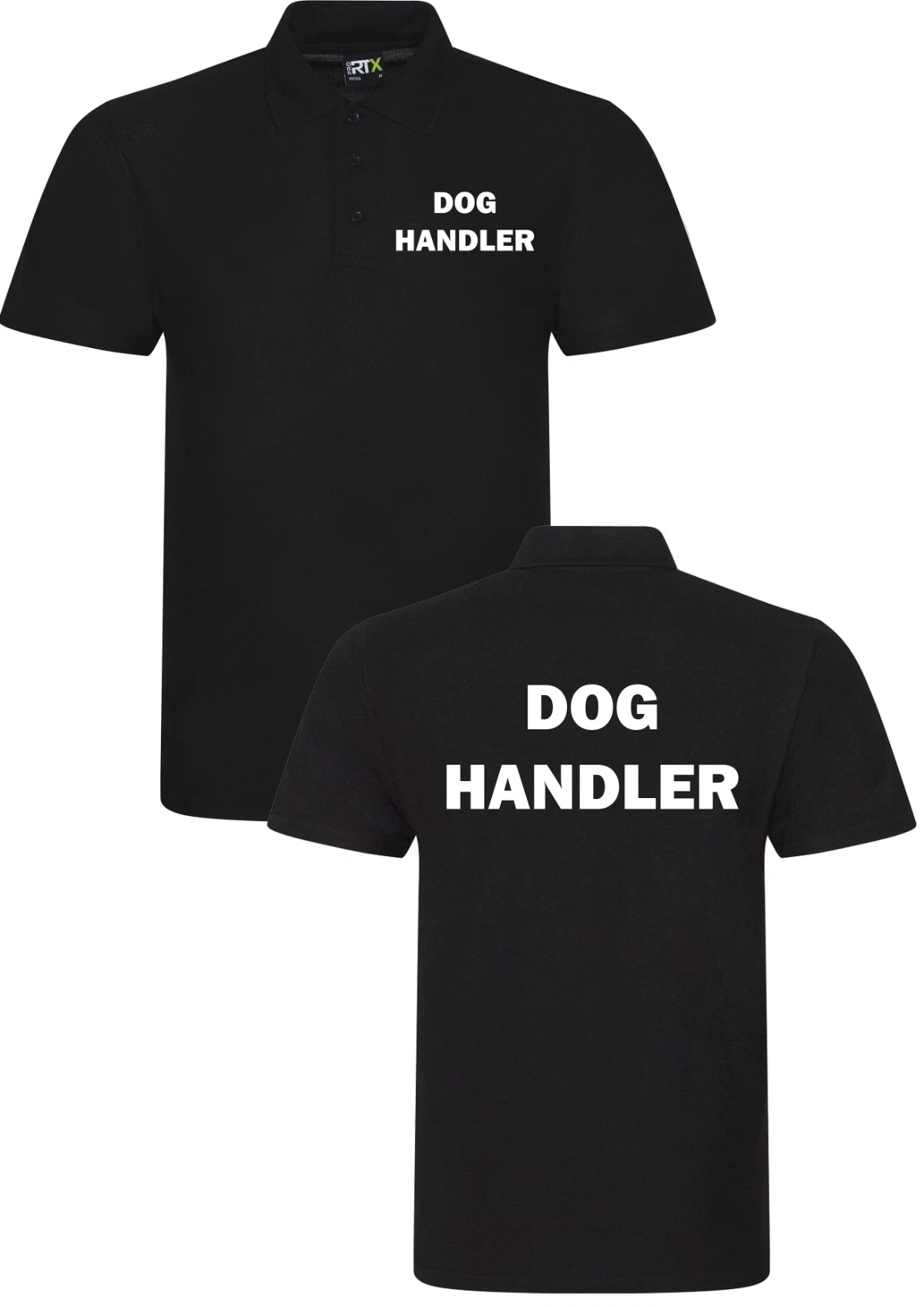 DOG HANDLER POLO SHIRT Printed WORKWEAR Staff Guard industrial TOP Uniform