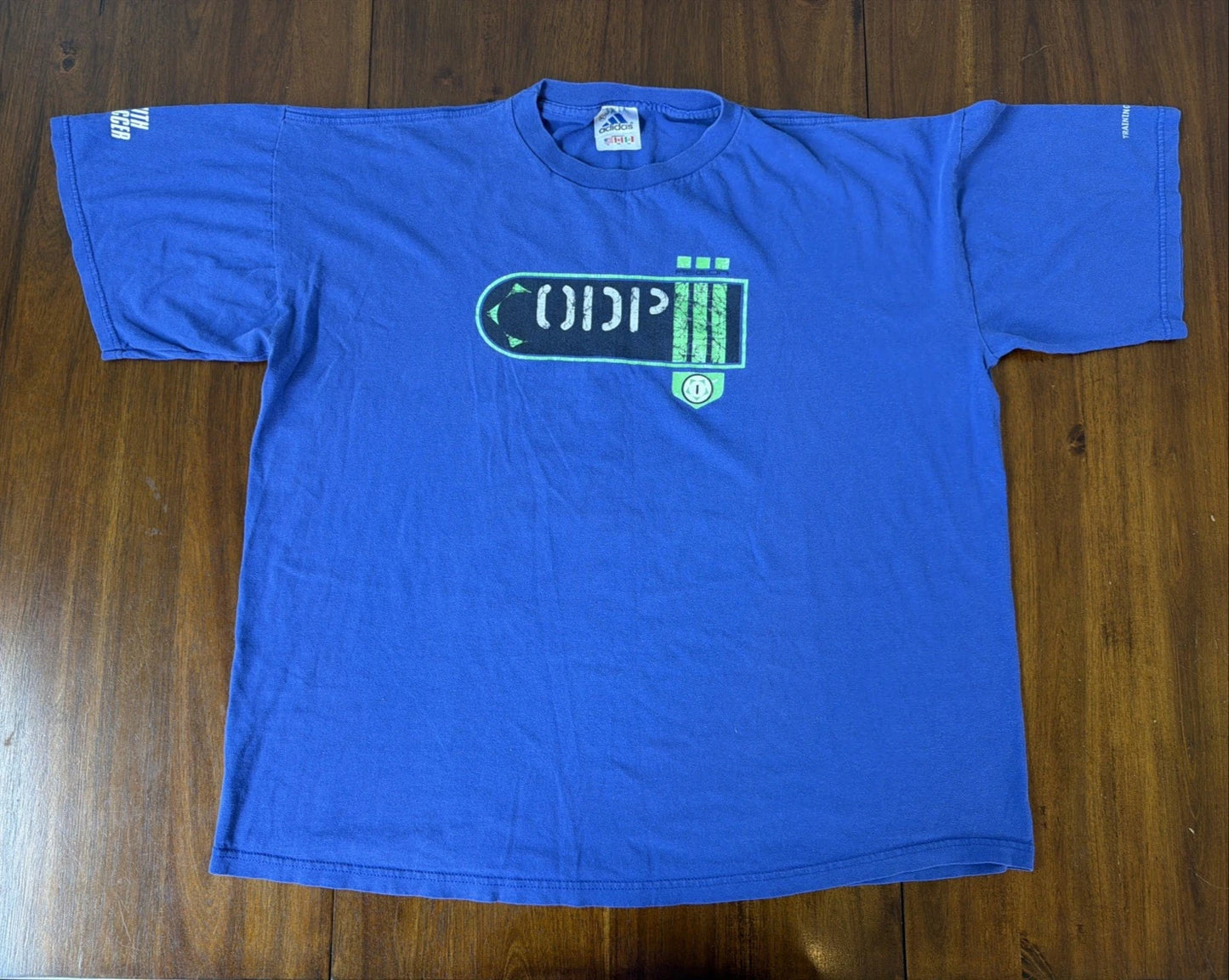Adidas Soccer ODP Olympic Development Program Blue Shirt Size XL Vintage