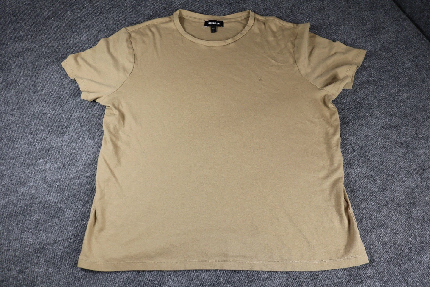 Men’s Size Large - Express Tan T-Shirt Nice Shirt Simple