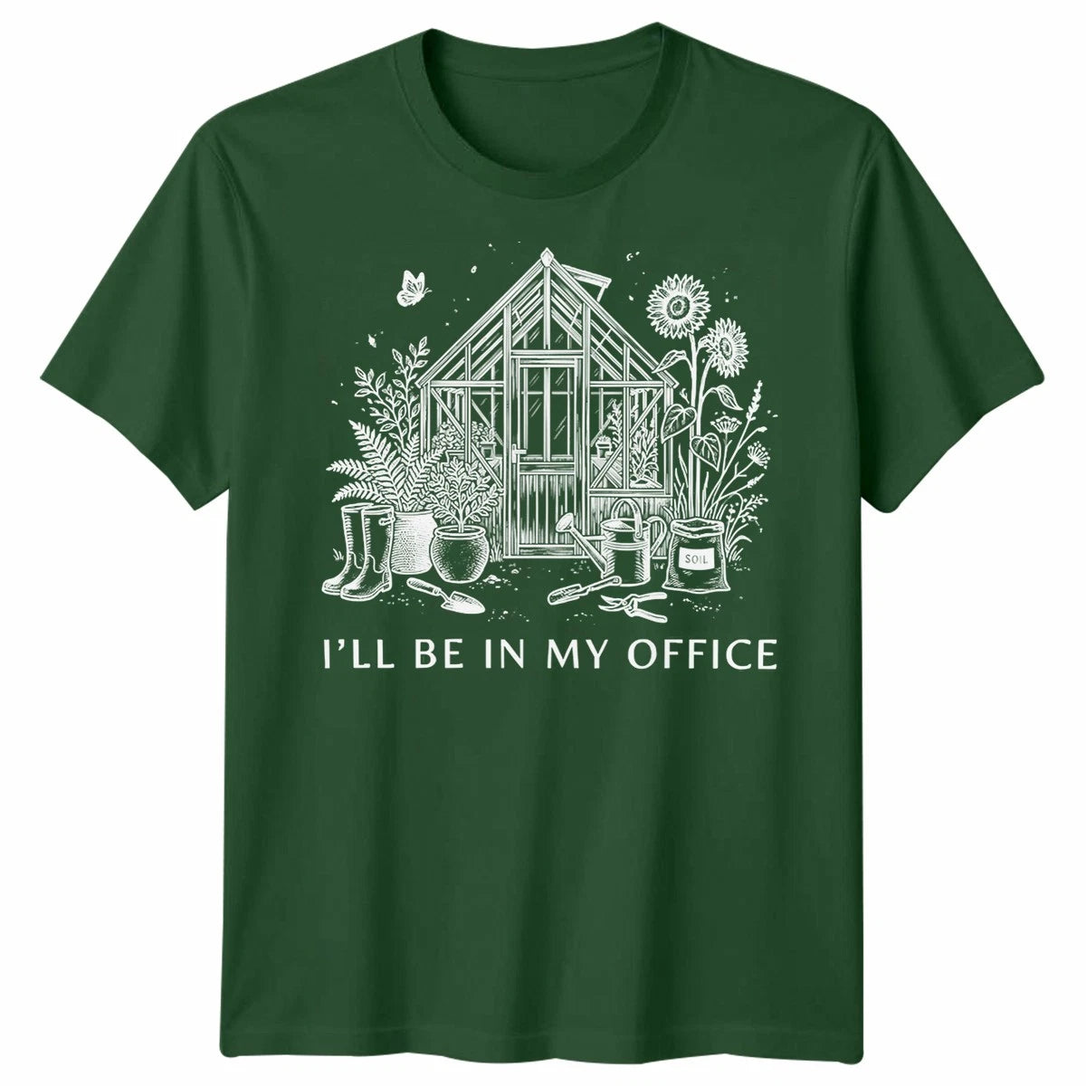 Greenhouse Gardening Unisex T Shirt Plant Lover Tee Mum Top Gardening Humor Gift