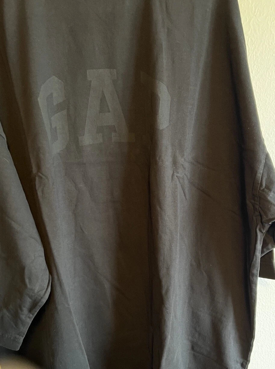 Yeezy Gap Dove 3/4 Sleeve Black Size Large