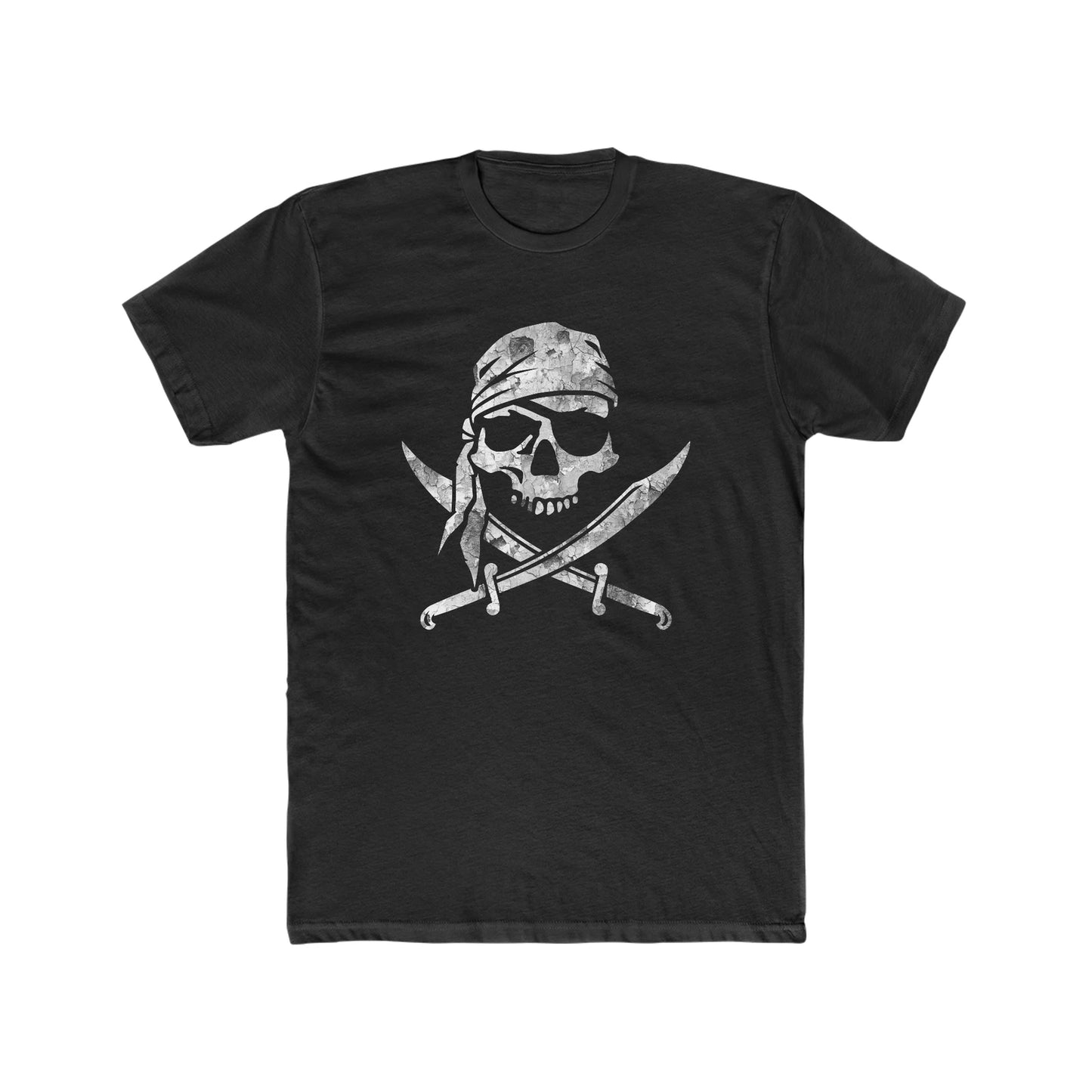 Distressed Pirate Skull and Swords