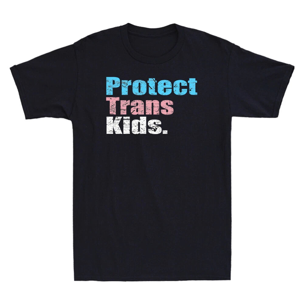 LGBT Support, Protect Trans Kid, LGBT Pride Funny Saying Vintage Men's T-Shirt