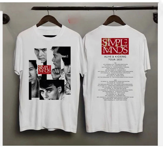 HOT!!! Simple Minds Merch Alive And Kicking Tour 2025 T-Shirt, S to 5XL