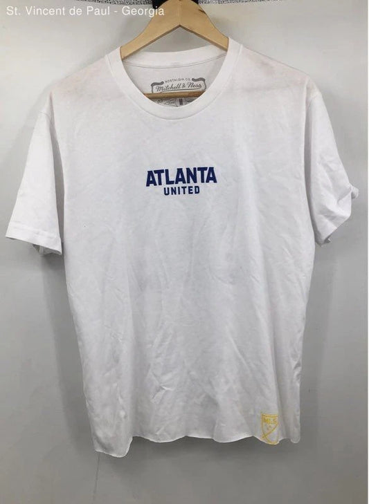 Mitchell & Ness Atlanta United Tee Shirt Unisex Medium Soccer White