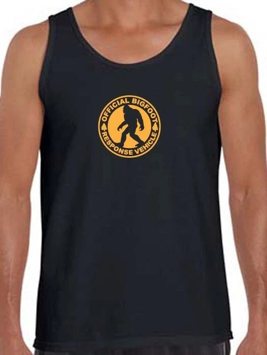 New Men's Printed BIG FOOT SASQUATCH RESEARCH TEAM FUNNY Tank Top All Size