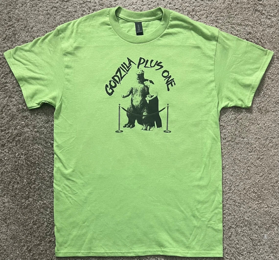 Godzilla Plus One size Medium color light green  Unisex   t-shirt