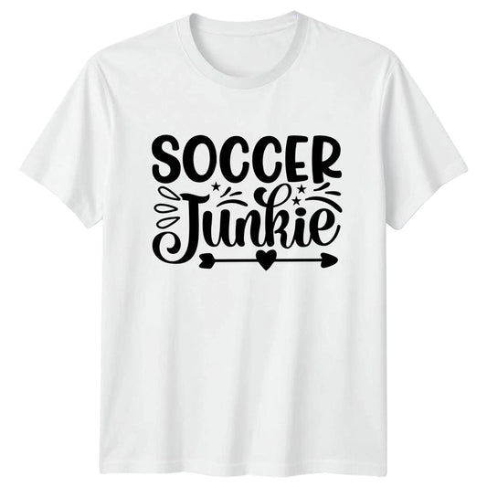 Soccer Junkie Mens T-Shirt Sports Fan Soccer Fathers Day Gift For Him