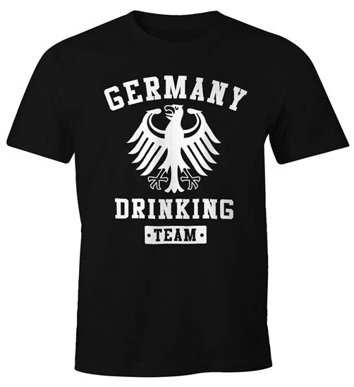 Germany Men's T-Shirt Germany Drinking Team Beer Eagle Fun Shirt Moonworks®