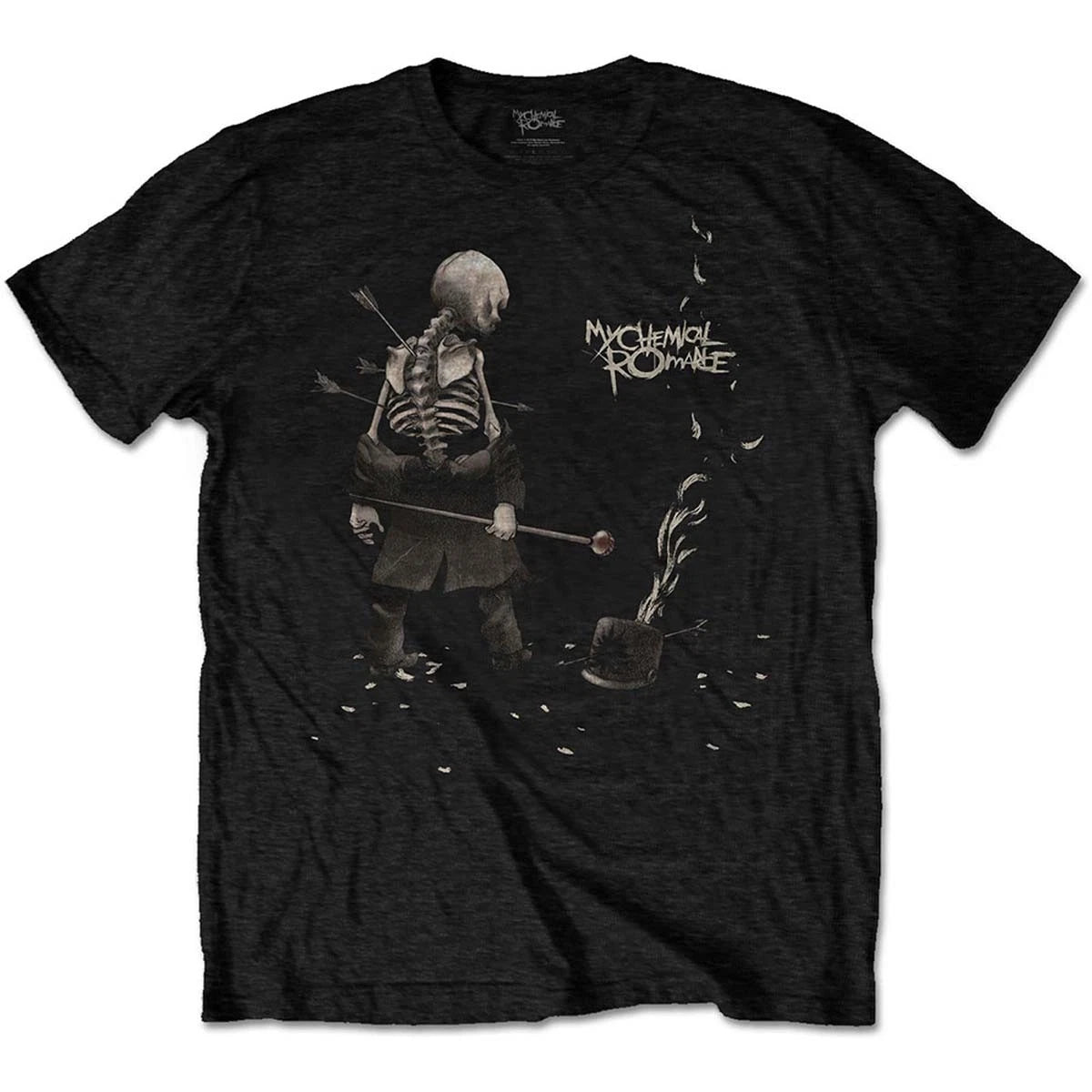 My Chemical Romance Gerard Way Skeleton Official Tee T-Shirt Mens Unisex