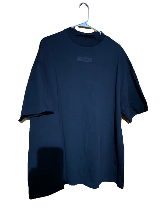 Essentials Fear of Gods Unisex T-Shirt Black Size Small Oversized