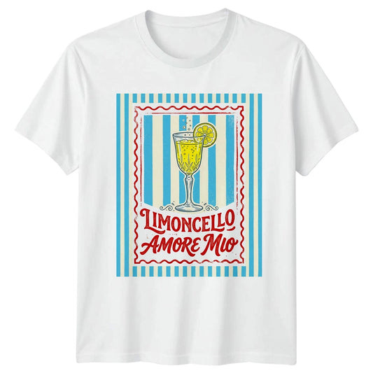 Limoncello Amore Mio T-Shirt Limoncello Italian Cocktail Birthday Gift For Him
