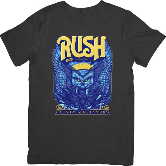 Rush Collection Vintage Retro Fit for Men & Women Quality Cotton T-Shirts