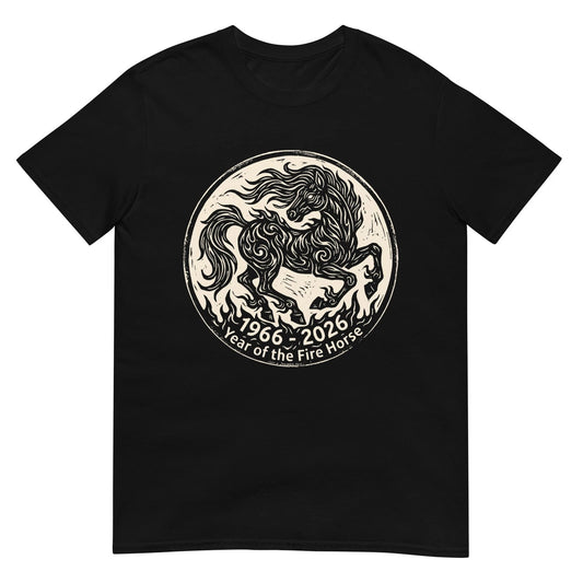 1966 2026 Year of The Fire Horse Chinese Zodiac 1966 Vintage T-Shirt