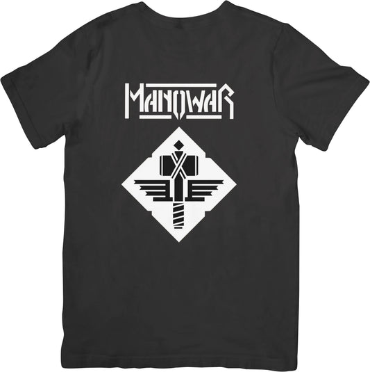 Manowar music  Vintage Retro Fit for Men & Women Quality Cotton T-Shirts